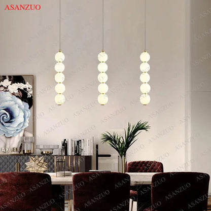 DecorBites™ Glass Ball Pendant Lights - Modern Nordic LED Creative Hanging Lamp for Home Decor