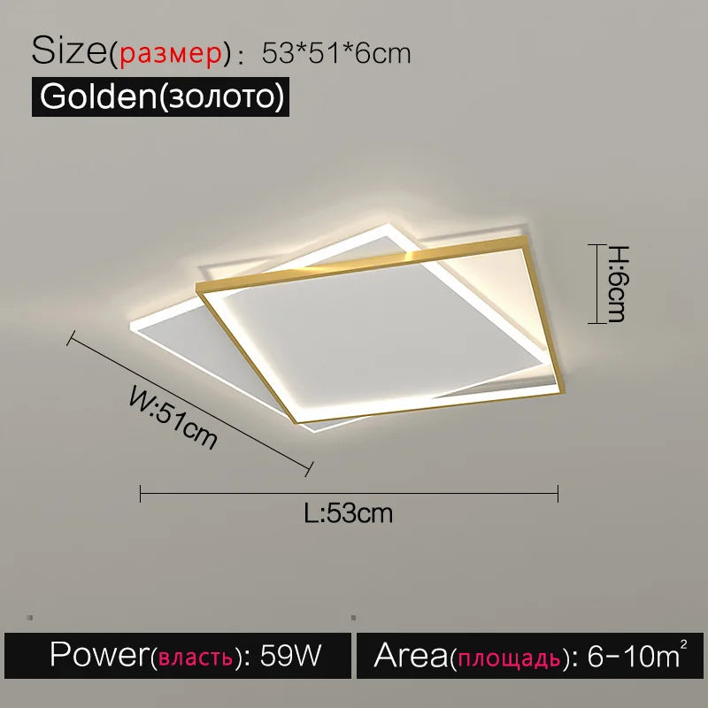 Decorbites™ LED-Deckenleuchte-Set – Modern minimalistisches nordisches Schlafzimmer-Wohnzimmer-Beleuchtung