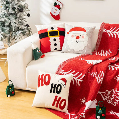 Decorbites™ gestickte Weihnachtskissenbezüge für festliche Dekoration