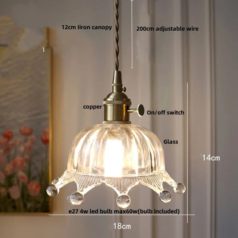 Decorbites™ Glas-Knauf-LED-Hängeleuchte für Wohnzimmer, Restaurant, Café – Nordisches modernes Design