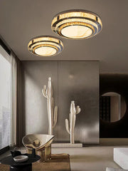 Gold Modern Crystal Ceiling Light