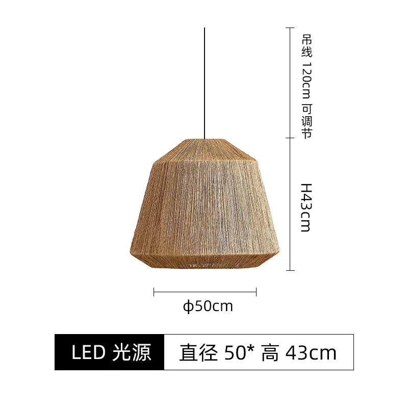 Hemp Rope Pendant Lights