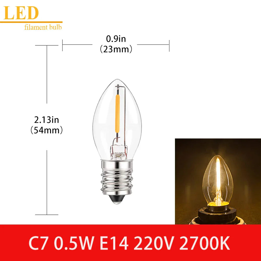 Decorbites™ LED-Filamentlampe Klarer Glas T16 A19 ST64 Dimmbare Vintage-Lampe