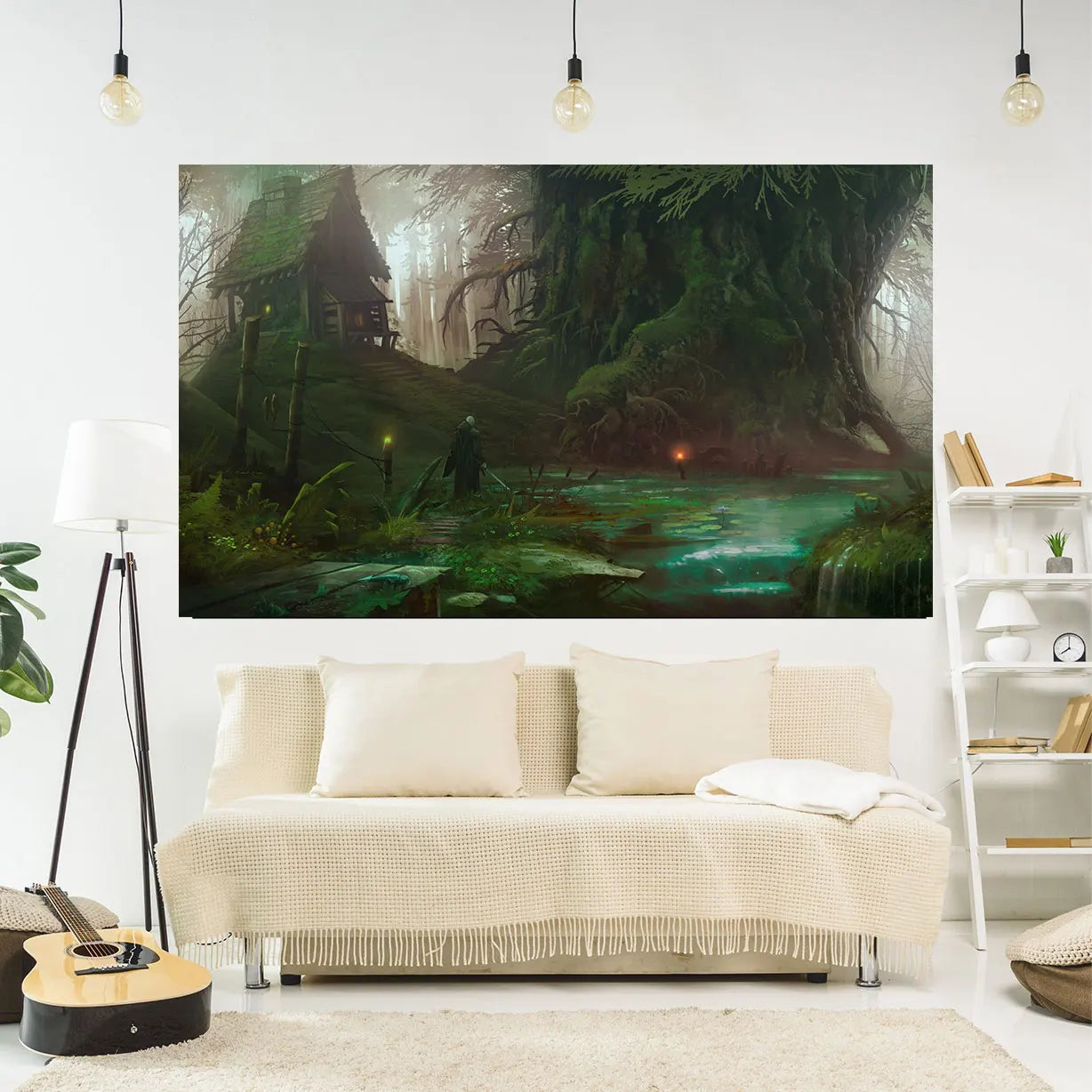 Decorbites™ Verzauberter Sumpfwandteppich für Yogamatte und Heimdekoration