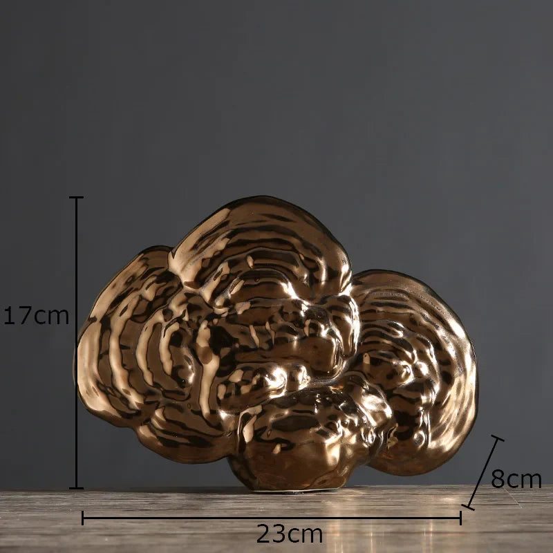 Decorbites™ Ganoderma Lucidum Skulptur Schreibtisch-Dekoration, modernes Raum-Dekor & Handwerkskunst