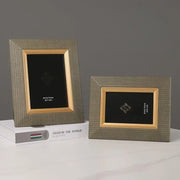 Leather Metal Picture Frame