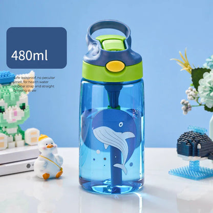 Decorbites™ Kinder Anti-Fall-Strohhut-Becher - Tragbare Wasserflasche für Schule & Sommer