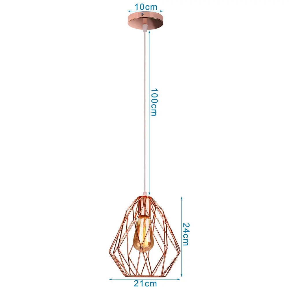 Decorbites™ Industrielles Retro-Loft-LED-Pendantleuchte für Wohnzimmer, Küche und Heim