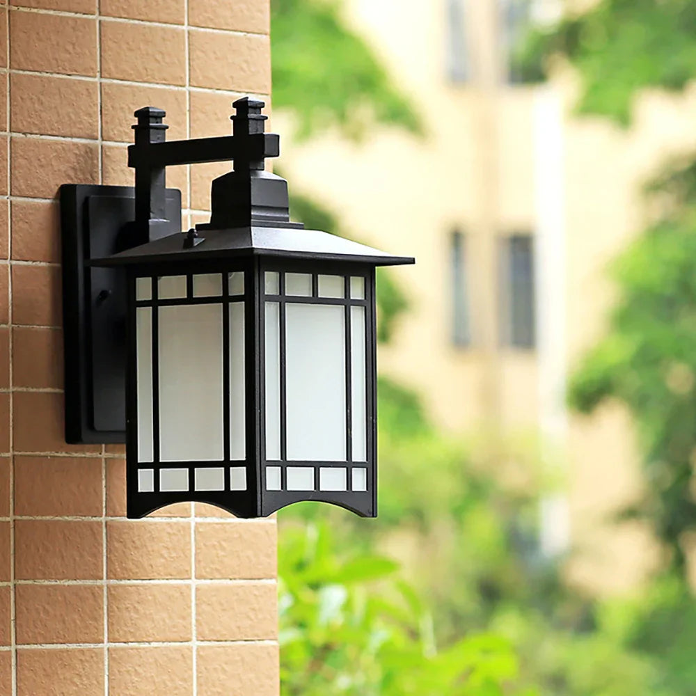 Decorbites™ LED-Wandlampe: Europäischer Stil, wasserdichte Außenbeleuchtung für Garten, Balkon und Hof