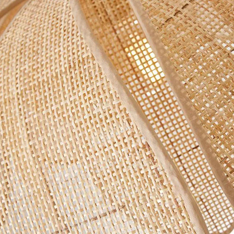 Decorbites™ Handgefertigte Rattan-Blütenblüten-Pendelleuchte mit chinesischem Stil-Design für Wohn- und Esszimmer