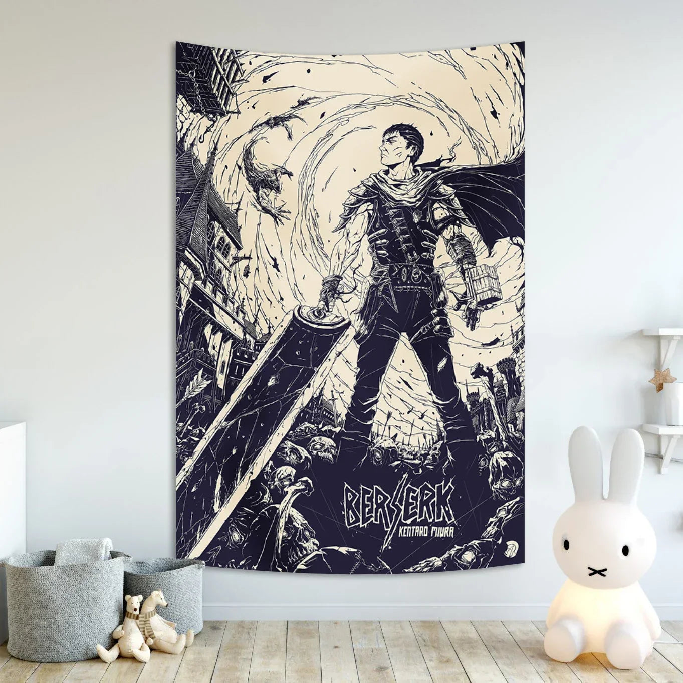 DecorBites™ Berserk Sacrifice Tapestry Hanging for Home, Bar, Cafe | Aesthetic Wall Decor