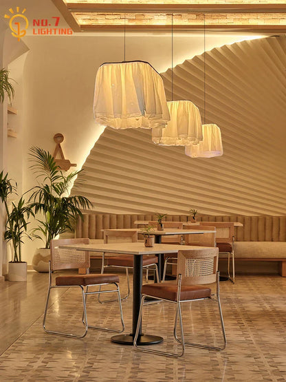 Decorbites™ Französisches Design LED E27 Stoff-Hängeleuchten für Atmosphären-Dekoration in Hotels, Restaurants und Bars