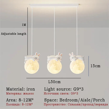 Decorbites™ Kleiner Bär LED-Hängeleuchte Moderner Kinder-Kronleuchter Heimdekoration