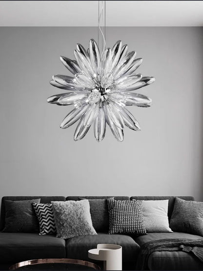 Decorbites™ LED Große Globus-Kronleuchter mit Glaslampenschirmen – Chrom- oder Goldbeschläge