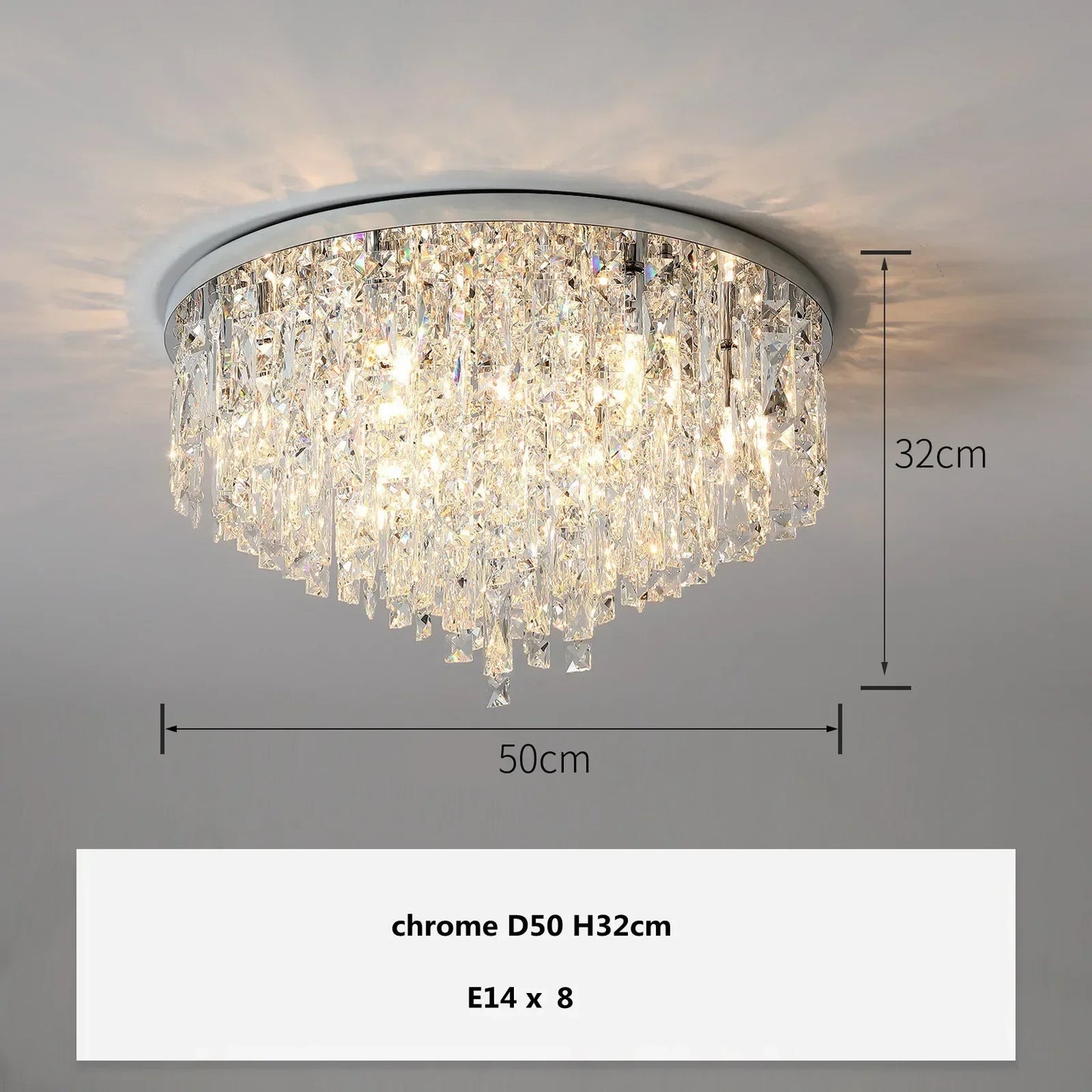Decorbites™ Kristallstahl LED Deckenleuchter, modernes Art-Deco-Leuchtenobjekt