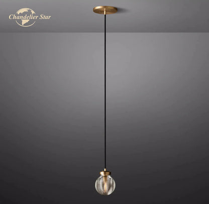 Decorbites™ Kristall-Perle-LED-Kronleuchter für Schlafzimmer, Esszimmer, Küche – Moderne kleine hängende Pendelleuchten