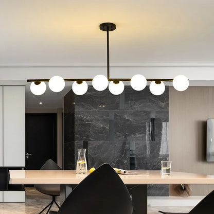 DecorBites™ Glass Ball Pendant Chandeliers LED Hanging Lights for Home Decor