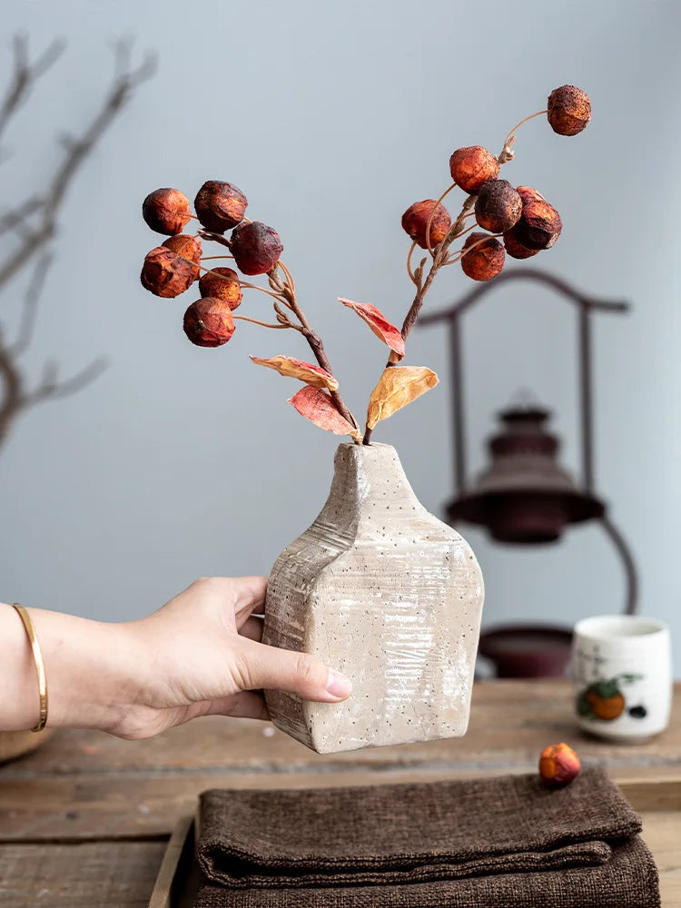 Decorbites™ Garten-Rattan-Hydroponik-Vasen Moderne Luxus-Bodenvasen-Dekoration