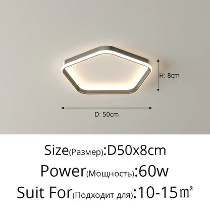 DecorBites™ LED Ceiling Chandelier for Living Room Kitchen Dining Study Modern Indoor Lighting