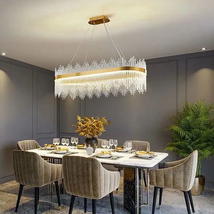 Decorbites™ Kristall-LED-Kronleuchter: Luxuriöse dimmbare Pendelleuchte für Schlafzimmer, Wohnzimmer, Esszimmer