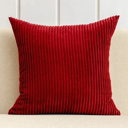 Decorbites™ Kordstoff gestreiftes Kissenbezug 30-60 cm weich bequem Deko-Kissenbezug für Zuhause