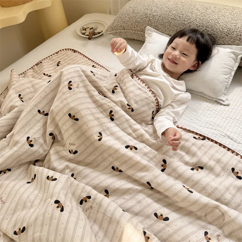 Printed Cooling Summer Blanket