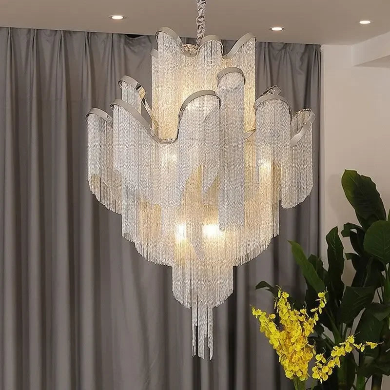 Tassel Flower Pendant Light
