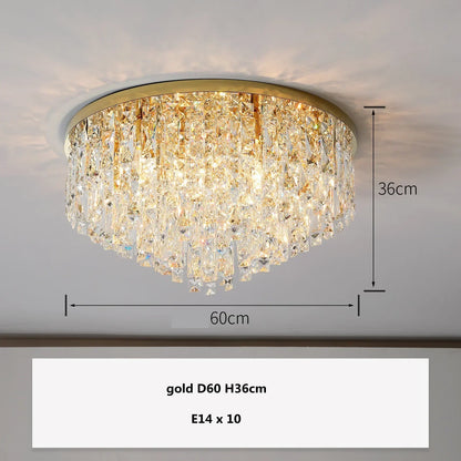 Decorbites™ Kristallstahl LED Deckenleuchter, modernes Art-Deco-Leuchtenobjekt