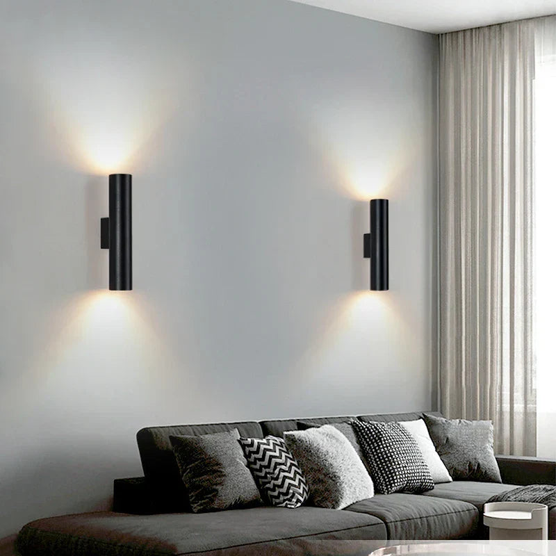Decorbites™ LED-Aluminium-Wandleuchte für Innenbeleuchtung und Dekoration im Wohnzimmer, Schlafzimmer, Esszimmer und am Nachttisch.