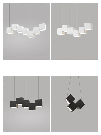 DecorBites™ Geometric Dining Room Pendant Lights: Modern Design for Bar & Office Tables