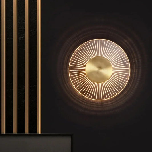 Decorbites™ Gold LED Rundwandlampe für elegante Innenbeleuchtung