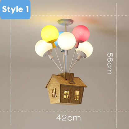 DecorBites™ LED Balloon Ceiling Light for Living Dining Room Decor