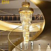 Crystal Staircase Chandelier For Villas H700cm