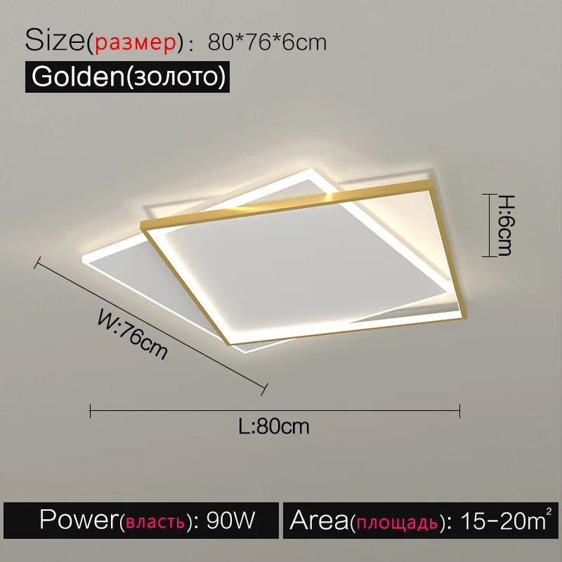 Decorbites™ LED-Deckenleuchte-Set – Modern minimalistisches nordisches Schlafzimmer-Wohnzimmer-Beleuchtung