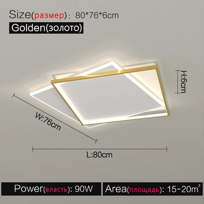 Decorbites™ LED-Deckenleuchte-Set – Modern minimalistisches nordisches Schlafzimmer-Wohnzimmer-Beleuchtung