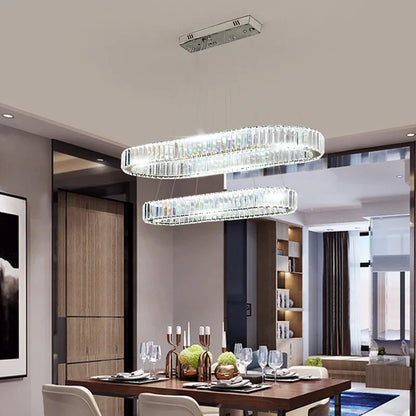Decorbites™ Crystal-LED-Kronleuchter: Moderne Luxusbeleuchtung für Wohn- und Esszimmer