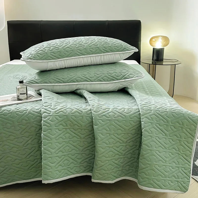 Latex Cooling Bed Mat Set