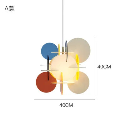 Decorbites™ LED-Akryl-Hängeleuchten: Nordisch kreativer Spleiß, Bunt für Wohnzimmer & Kinderzimmer