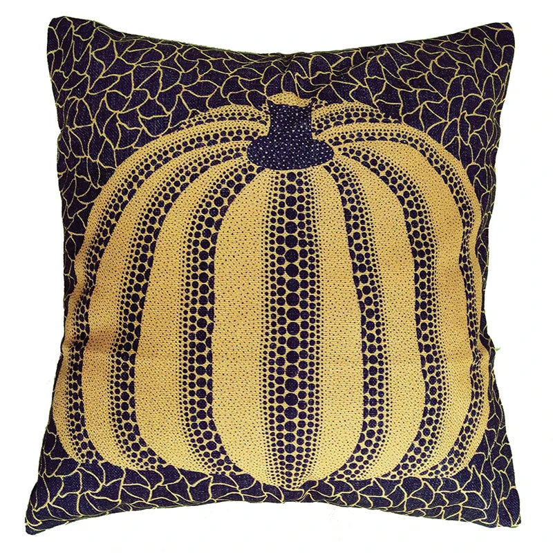 DecorBites™ Cotton Pumpkin Pillowcase for Modern Sofa Decor - Thick & Stylish Cover