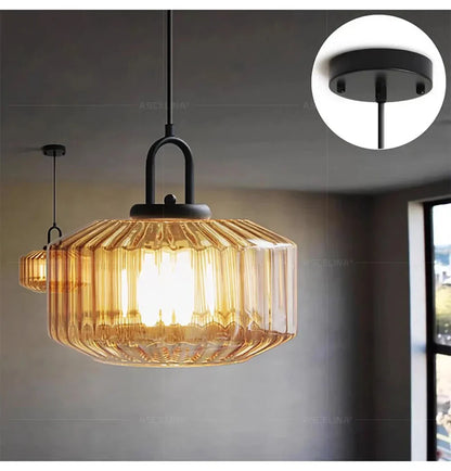 Decorbites™ Glas-LED-Hängeleuchter Bunte Kücheninsel-Leuchte