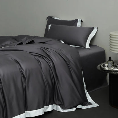 Decorbites™-Ägyptische Baumwolle Hotel-Stil Bettwäsche-Set 1000TC Queen King Daunenbettdecke Bezug Laken Kissenbezüge