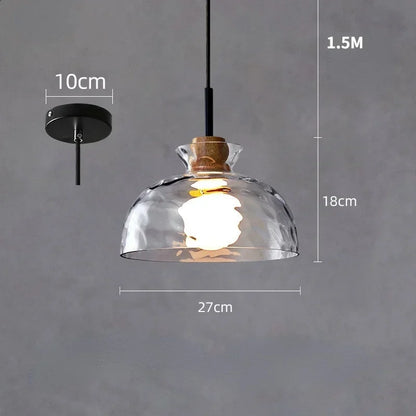 Decorbites™ Klar-Glas-Hängelampe mit LED-Lichtern für die Hausdekoration
