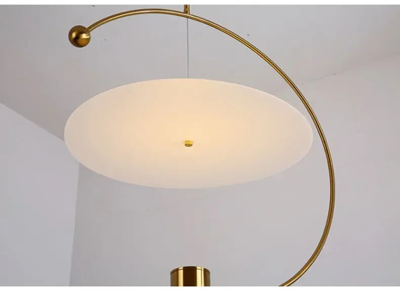 Gold Iron LED Pendant Light
