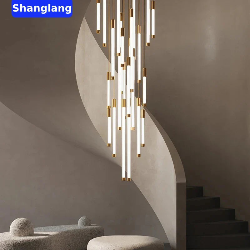 LED Staircase Pendant Chandelier