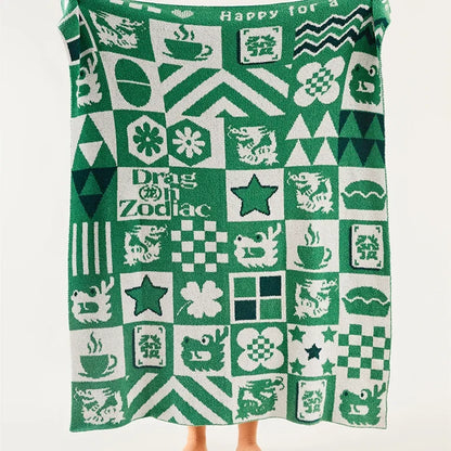 DecorBites™ Knitted Blanket Throws 120x150cm