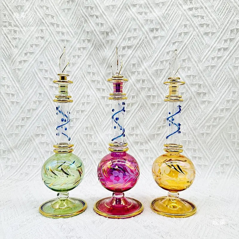 Decorbites™ Glasflaschen-Schmuckornamente, bunte Souvenirs