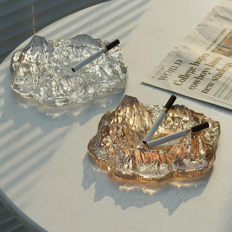 Decorbites™ Eisberg-Glas-Dessertteller: Künstlerisches französisches Club-Tischgeschirr