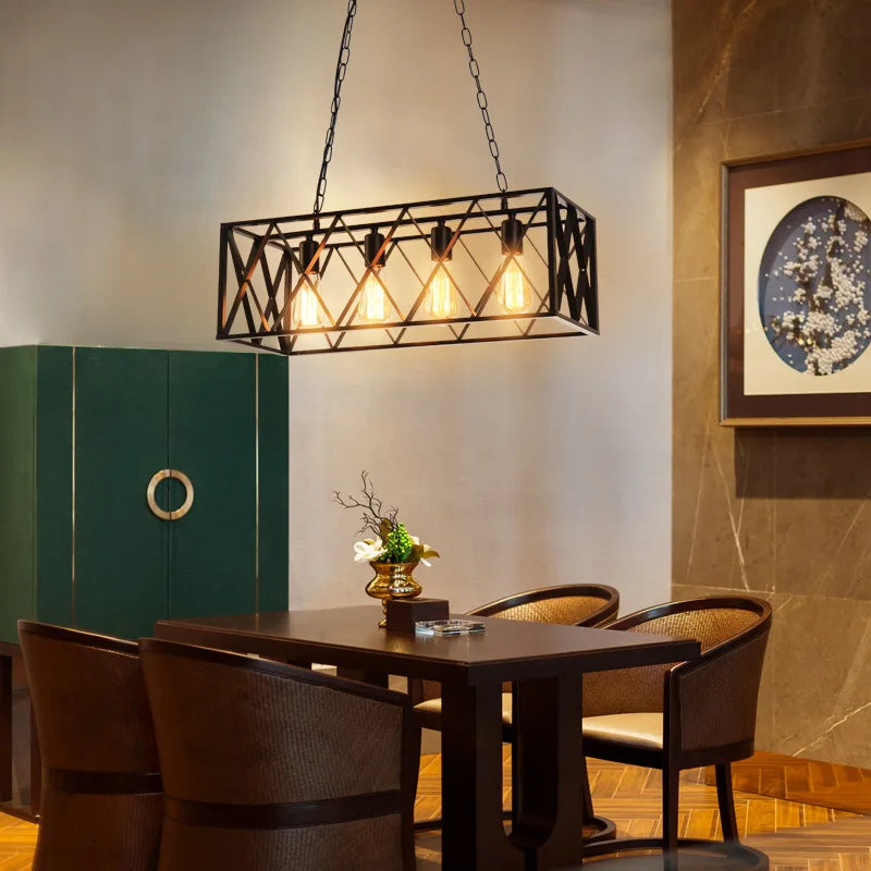 Decorbites™ Industrielle Kronleuchter: Retro-Loft-Stil Pendelleuchte für Bars, Restaurants und Einzelhandelsumgebungen