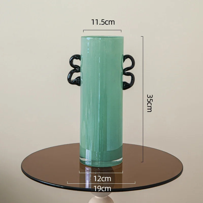 Decorbites™ Smaragdgrünes Glasvasen-Hydroponik-Pflanztöpfe Blumenraumausstellung