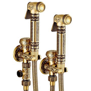 Gold Brass Bidet Set